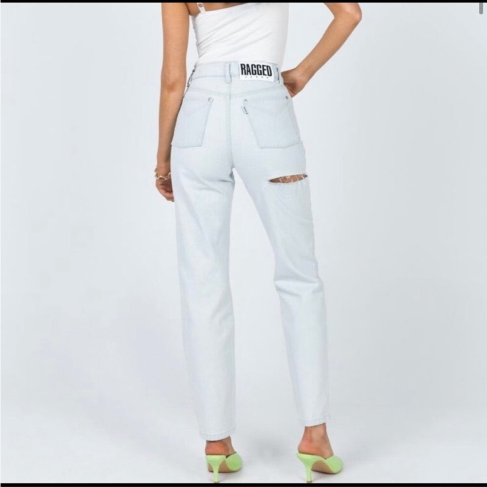 Ragged Priest Butt Cut Jeans Stonewash Straight Leg
